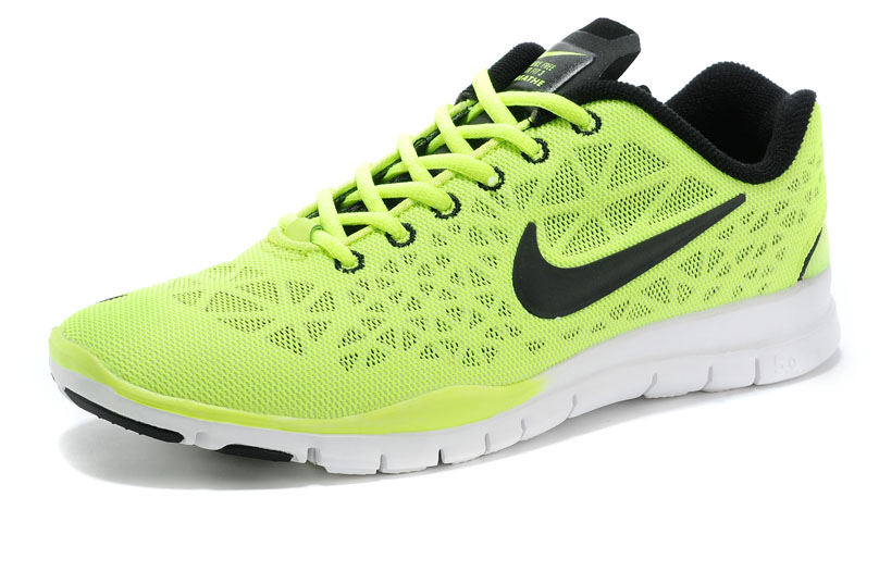 Femmes TR FIT 3 RESPIRER Free 5.0 chaussures de course vert noir blanc (3)